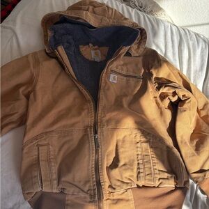 Carhartt Mustard and Gray Jacket